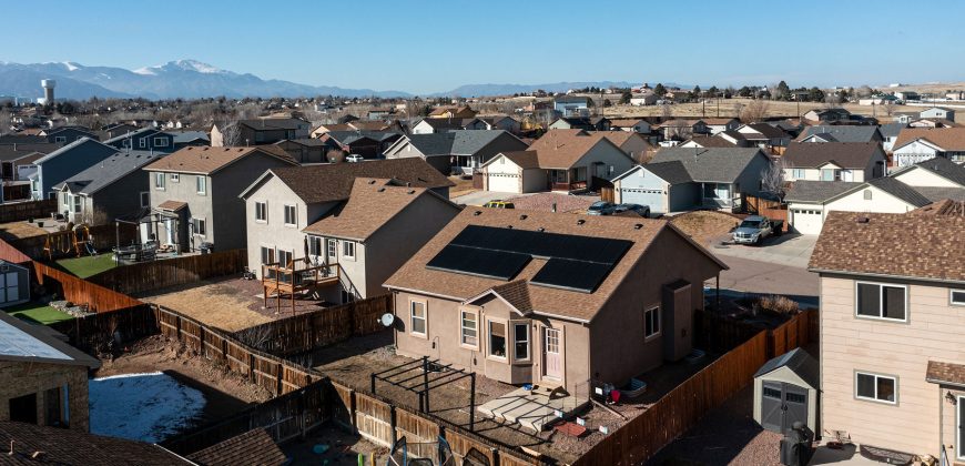 *GREEN HOME* FOR SALE The Glen at Widefield-Ranch Home with Active SOLAR System $445,000-SOLD $459,000