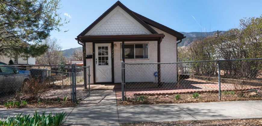 FOR SALE-Old Colorado City Charmer-2425 W. Vermijo Ave. 80904 $340,000- SOLD $360,000