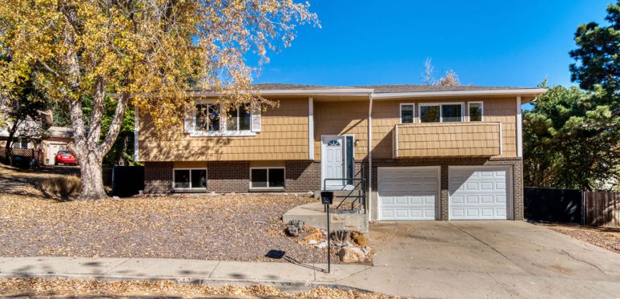 **SOLD** 2728 Penacho Circle, Colorado Springs 80917- 4 Bedroom 3 Bath 2 Car Garage Home For SALE! $425,000