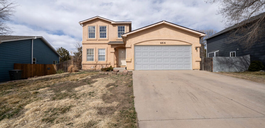 JUST LISTED! *WITH SOLAR* $360,000 Home for Sale just minutes from Fort Carson- 6816 Fountain Ridge Circle, Fountain CO 80817