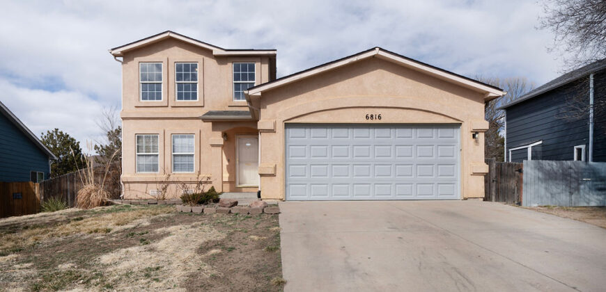 JUST LISTED! *WITH SOLAR* $360,000 Home for Sale just minutes from Fort Carson- 6816 Fountain Ridge Circle, Fountain CO 80817