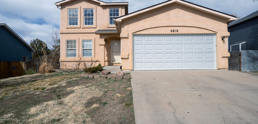 JUST LISTED! *WITH SOLAR* $360,000 Home for Sale just minutes from Fort Carson- 6816 Fountain Ridge Circle, Fountain CO 80817