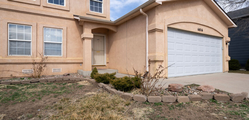 JUST LISTED! *WITH SOLAR* $360,000 Home for Sale just minutes from Fort Carson- 6816 Fountain Ridge Circle, Fountain CO 80817